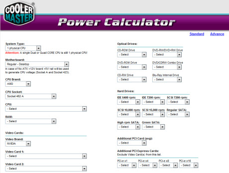 Программа Power Calculator