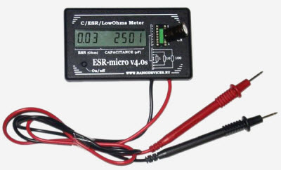 Измеритель емкости ESR-micro v4.0s