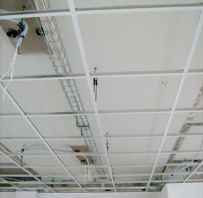 СКС сеть под потолком