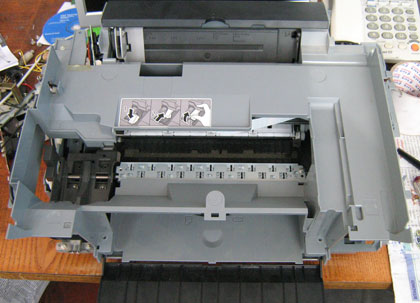 Разобранный принтер