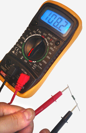 Измеряем сопротивление резистора