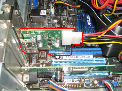 Установка PCI Usb контроллера